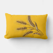 小麦の穂 ランバークッション (正面)