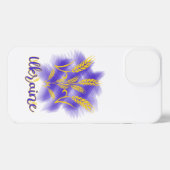 小麦の耳で作られたウクライナ産のトライデント iPhoneケース (裏面横)