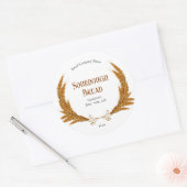 小麦の輪っかパン専門店 オーダーメイド ラウンドシール (封筒)