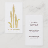 小麦の黄金の粒 名刺 (正面/裏面)