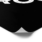 小麦は食べ物のおもしろいプンス黒いBG ポスター (角)