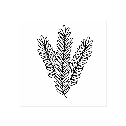 小麦または葉のアートスタンプ ラバースタンプ (インプリント)