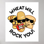 小麦を食うと食おもしろいべ物が腐る ポスター (正面)