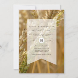 小麦オーガニック |結婚式招待状 招待状