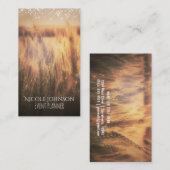 小麦カントリー素朴ウェディングイベント 名刺 (正面/裏面)