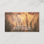 小麦カントリー素朴ウェディングイベント 名刺 (裏面)