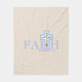 小麦クロスフリースブランケットとの信仰 フリースブランケット (正面)