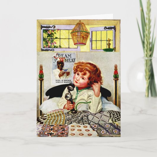 小麦グリーティングの"注文の日"ヴィンテージCRM カード (正面)