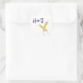 小麦ステッカー スクエアシール (バッグ)