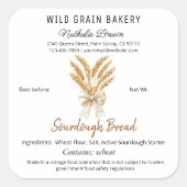 小麦ソース生地パンコテージローフード スクエアシール (正面)