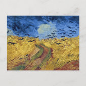 小麦フィールドとクロウズビンセント・ヴァンゴッホ葉書 ポストカード (正面)