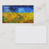 小麦フィールドウィズクロウズヴァンゴッホファインアート 名刺 (正面/裏面)