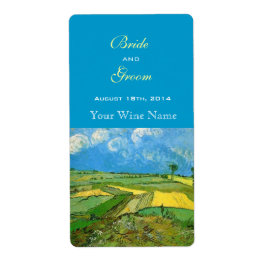 小麦フィールドワインラベル ラベル