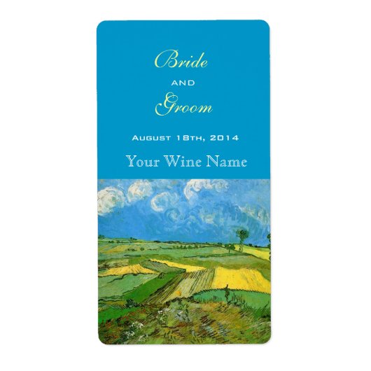 小麦フィールドワインラベル ラベル (正面)