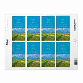 小麦フィールドワインラベル ラベル (フルシート)