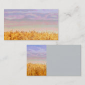 小麦フィールド名刺テンプレート 名刺 (正面/裏面)