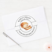 小麦ブレッドラベル ラウンドシール (封筒)