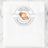 小麦ブレッドラベル ラウンドシール (バッグ)