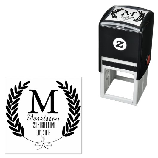 小麦ローレパーソナライズされたル セルフインキングスタンプ (インサイチュ)