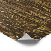 小麦写真のクローズアップ ポスター (角)