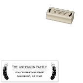 小麦名前をカスタムする差出人住所 ラバースタンプ (押印)