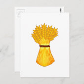 小麦束 ポストカード (正面/裏面)