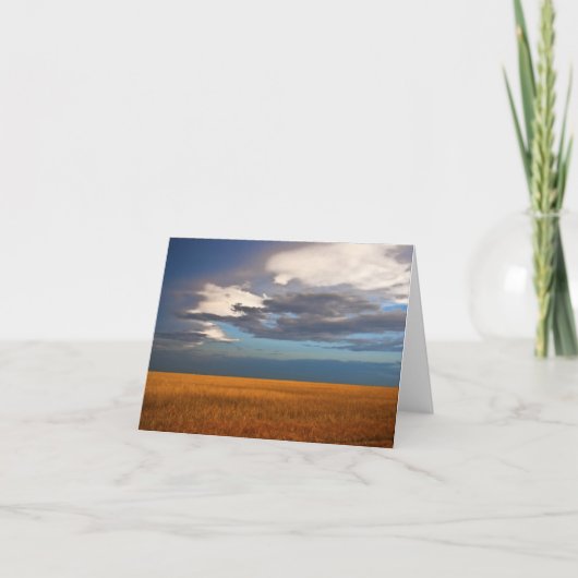 小麦油絵付素晴らしきノートカード カード (正面)