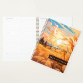 小麦畑での日の出 プランナー手帳 (ディスプレー)