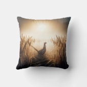 小麦畑のキジ クッション (裏面)