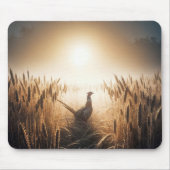 小麦畑のキジ マウスパッド (正面)