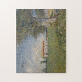 小麦畑のパズルの農家 ジグソーパズル (縦)