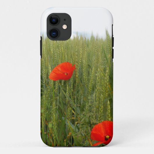 小麦畑のポピーiPhone SE+5/5Sケース Case-Mate iPhoneケース (裏面)