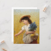 小麦畑の少女 カード (正面/裏面インサイチュ)