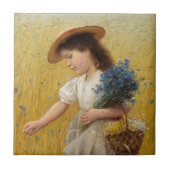 小麦畑の少女 タイル (正面)