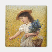 小麦畑の少女 マグネット (正面)