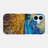 小麦畑の嵐 iPhone 16ケース (裏面横)