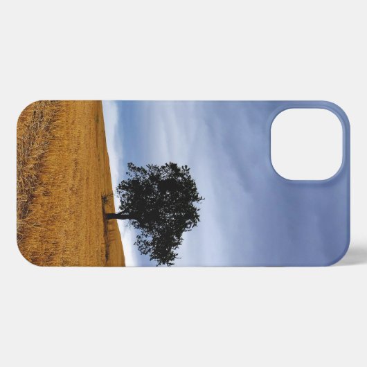小麦畑の木 iPhoneケース (裏面横)