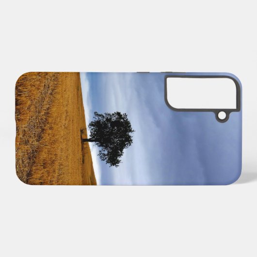 小麦畑の木 SAMSUNG GALAXYケース (裏面横)