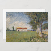 小麦畑の農家 | ビンセント・ヴァン・ゴッホ (正面/裏面)