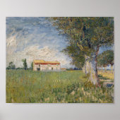 小麦畑の農家 | ビンセント・ヴァン・ゴッホ ポスター (正面)