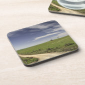 小麦畑の間で、Caledonより合わせる、農道 コースター (左側)