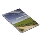 小麦畑の間で、Caledonより合わせる、農道 ノートブック (右側)