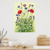 小麦畑の雑草 ポスター (キッチン)