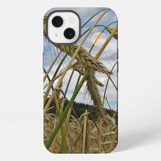 小麦畑のiPadケース iPhoneケース (裏面)