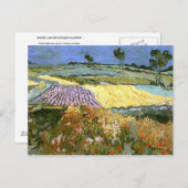 小麦畑はAuversゴッホのファインアートに近づきます ポストカード (正面/裏面)