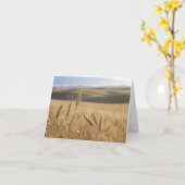 小麦畑 カード (黄色い花)