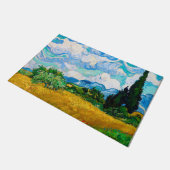 小麦畑（サイプレス付き）、ヴァン·ゴッホ ドアマット (アングル)