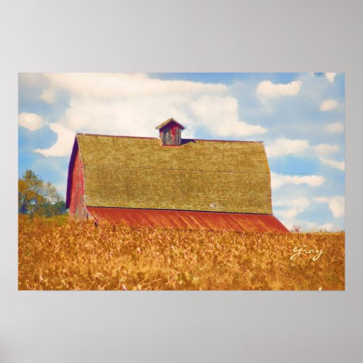 小麦畑 ポスター (正面)