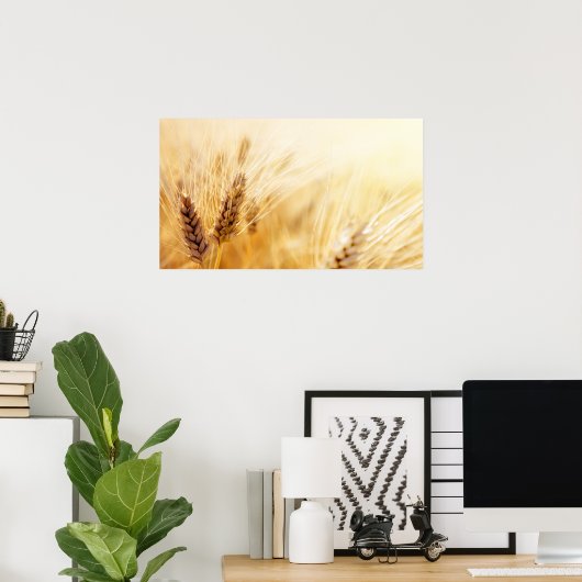 小麦畑 ポスター (ホームオフィス)