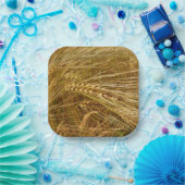 小麦畑。収穫時間だ！ ペーパープレート (パーティー)